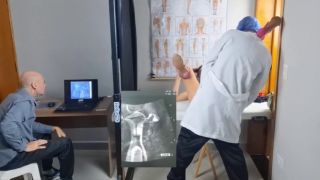 Brazilian Cuckold takes wife for ultrasound exam-6