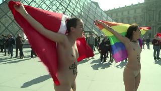 xxx video clip 47 Protesta desnudas en Paris | hidden camera | webcam -6
