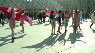xxx video clip 47 Protesta desnudas en Paris | hidden camera | webcam -9