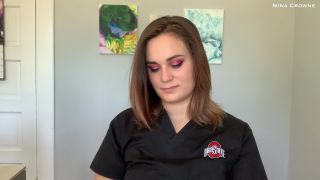 video 9 Nina Crowne - Gloved Beautiful Agony Tease, speedo fetish on pov -1