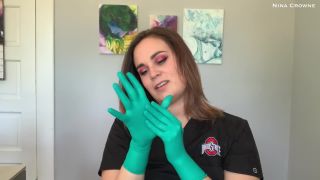 video 9 Nina Crowne - Gloved Beautiful Agony Tease, speedo fetish on pov -2
