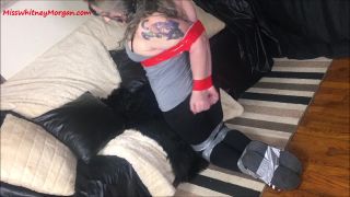 adult clip 16 Whitney Morgan: Tape Tied Damsel In Sandals, fetish orgy on blonde porn -1