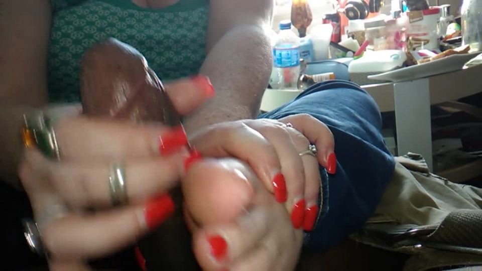 72 year old italian grandma footjob