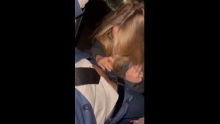Blowjob to the driver in the parking lot and on the street , public blowjob-2
