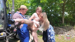 [K2S.CLUB] Micky_Muffin - Outdoor Dreier im Dirndl - FullHD 1080P-3
