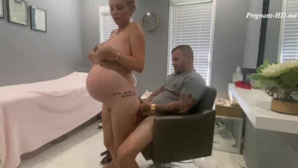 7113 Maddison Rae - Pregnant Titty Tuesday Haircut Fuck