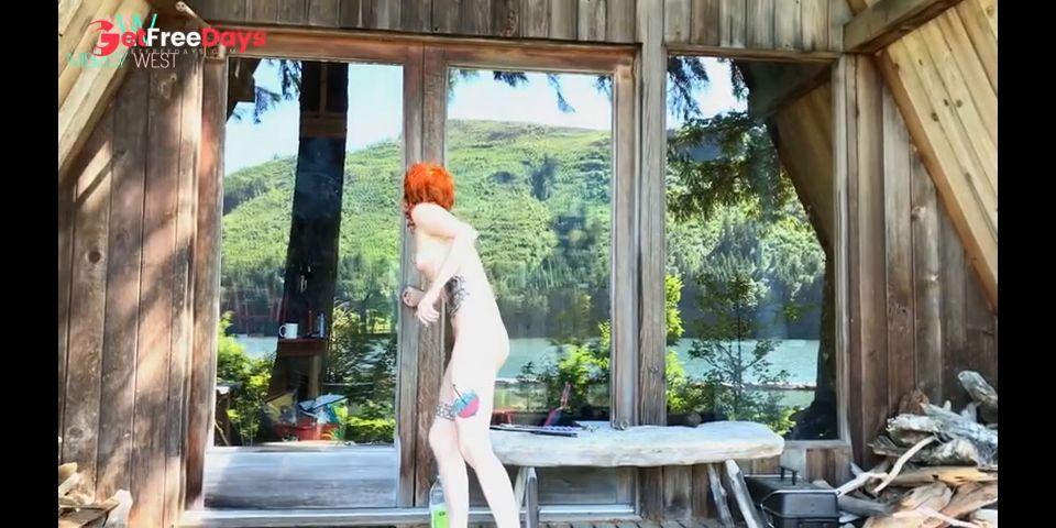 naked outdoor cabin embarrassment desperation