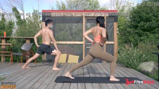 Fucked My Yoga Teacher and Cum in Mouth- -1