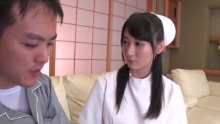 Naughty Asian blowjob by hot nurse Chie Aoi Asian!-9