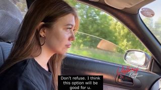 Vallery Ray - Whore sucked in the car and cheated her boyfriend 1080P - Car blowjob-0