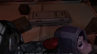 Porno Game Lara Croft in space stretches her throat with huge cocks-6