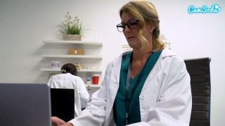 6287 Sexy Big Tit Milf Nurse Masturbates At Office-1