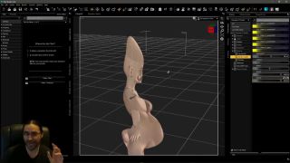 Behind The Scenes Building the Leticia Scene Body Morphing Part 2 Blender based-9