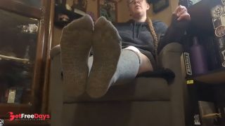 [GetFreeDays.com] Dirty Talk Mistress Tease You With New Socks Sex Film July 2023-1