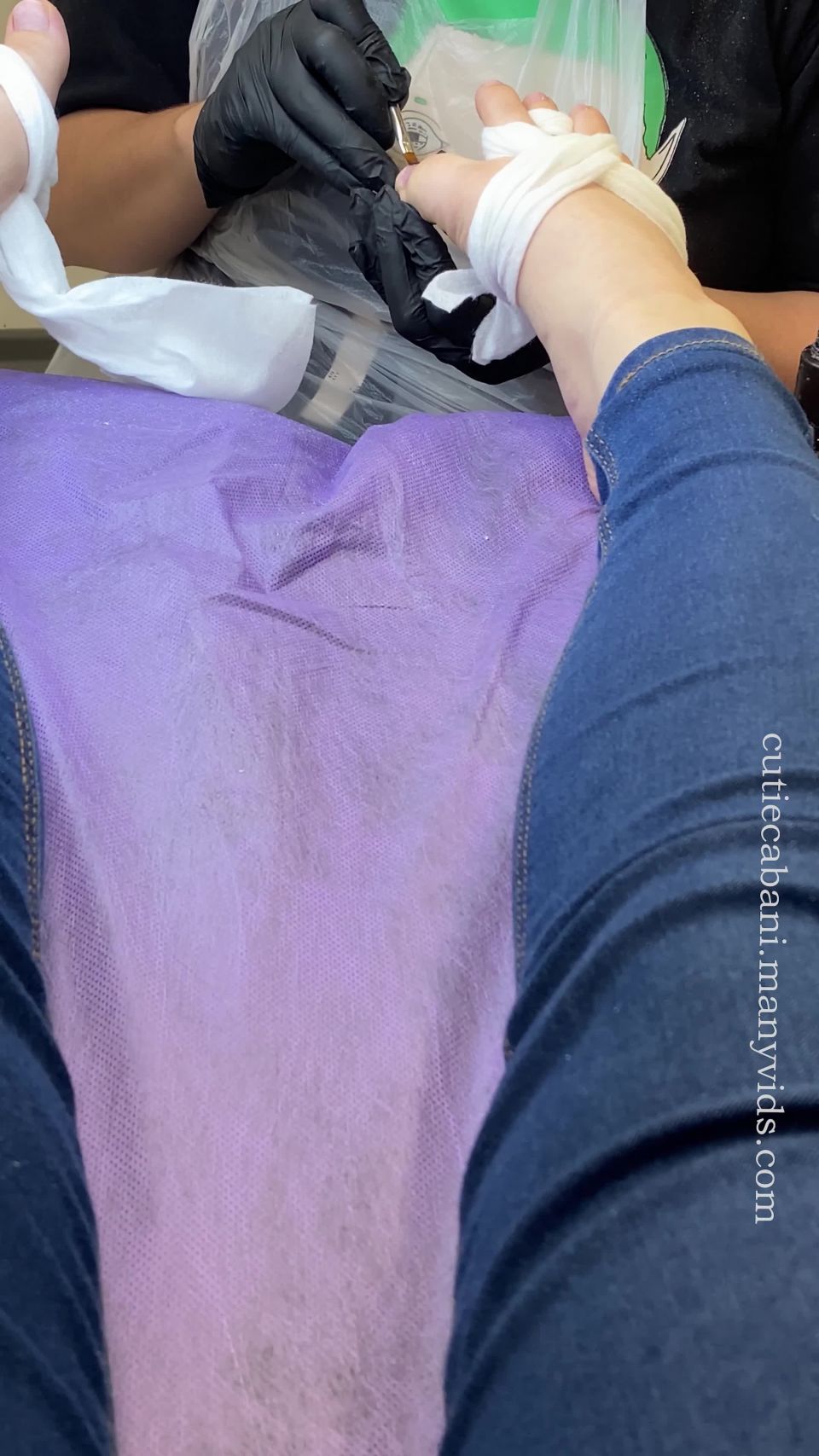 xxx video clip 1 CutieCabani – Salon Pedicure - toenail polish - fetish porn equestrian femdom