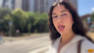 Katty West - Girl Asks To Cum On Her Face For Walk On The Streets Full HD - Public sex-9