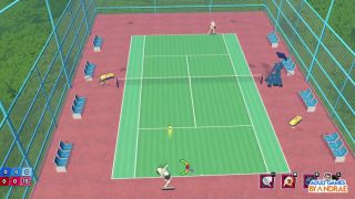 Lesbian Tennis EP14 Hentai Scenes with Maureen, Chris and Evonne - Academy Love Saga Tennis Angels Ex-1