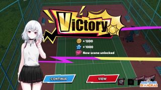 Lesbian Tennis EP14 Hentai Scenes with Maureen, Chris and Evonne - Academy Love Saga Tennis Angels Ex-3