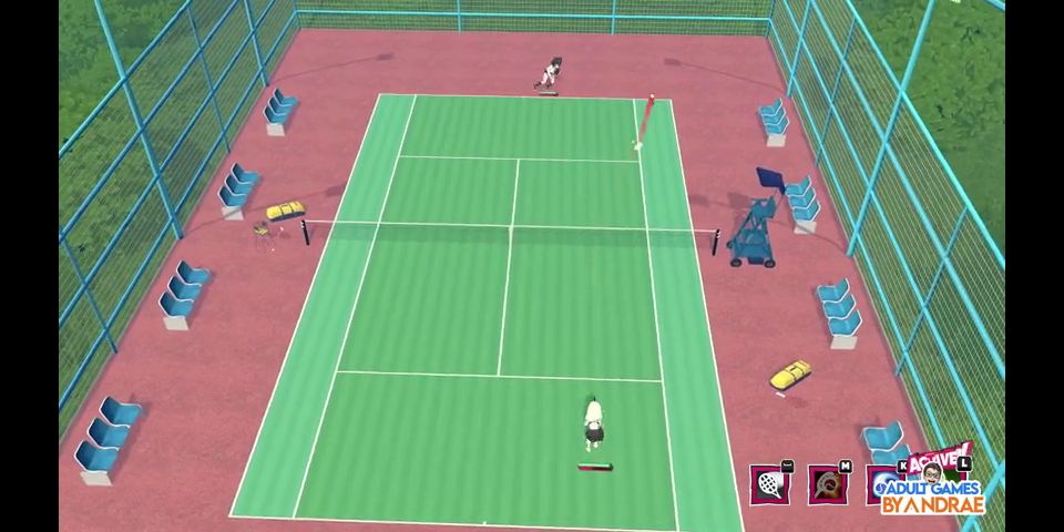 Lesbian Tennis EP14 Hentai Scenes with Maureen, Chris and Evonne - Academy Love Saga Tennis Angels Ex