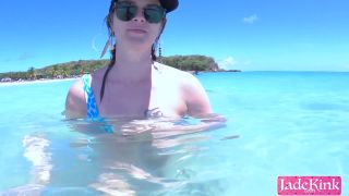 [JadeKink com] - Public Beach Creampie-2