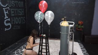 Custom Fetish - Renee Fills Helium Balloons - Fetish-9