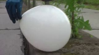 7103 Balloon vs latex leather white overknee boots-6