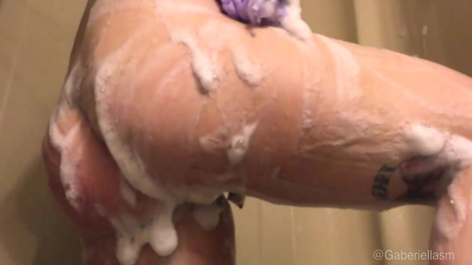 Gaberiella - BBW Bigtits Soapy Wet Shower JOI