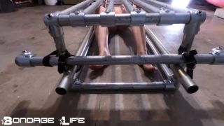 BDSM porn BDSM  BondageLife – Cold Garage Cage – Rachel Greyhound -1