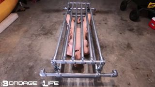 BDSM porn BDSM  BondageLife – Cold Garage Cage – Rachel Greyhound -2