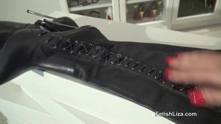 adult clip 7 Fetish Liza - Fitting My Casadei boot collection Part 1, humiliation fetish on fetish porn -0