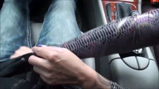 Busen - Maus - Chef während der Autofahrt entsaftet 1080P - Germany-1