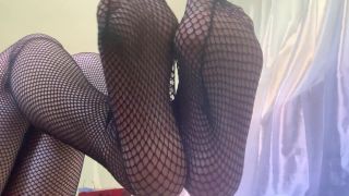 M@nyV1ds - Nikki Luvs BBC - Spreading my Toes in Fishnet-9