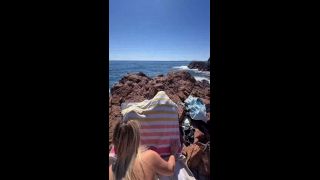 Jenny La Petite Frenchie - Fuck In The Sun On Rocks By Sea Full HD - Public sex-5