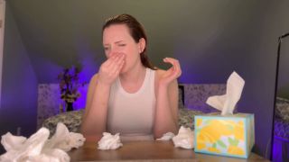 A Sick Day In The Life Of Nadia More Like Snottia Sneezegoddess (Femdom porn)-0