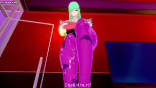 Feet Succubus Morrigan Aensland Drains Your Soul With The Best Footjob Ever-7