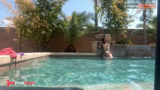 [GetFreeDays.com] He Pulled My Bikini Off- We Got Naughty on the Pool Float and I Squirted Getting Fucked in the Pool Adult Video July 2023-8