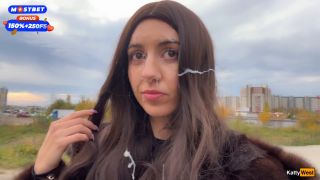 Katty West - Stranger Came Massively On My Face In Car After Helping Fix It Full HD - Public sex-8