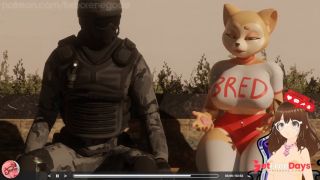 [GetFreeDays.com] Busty furry gets fucked by a wolf with a huge cock and defends her from the police Furry animation Adult Clip June 2023-9