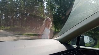 Old Sexy Hitchhiker Whore From Street Fucked In Forest With And Then Wi-0