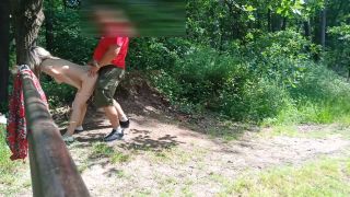 Old Sexy Hitchhiker Whore From Street Fucked In Forest With And Then Wi-7