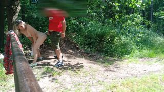 Old Sexy Hitchhiker Whore From Street Fucked In Forest With And Then Wi-9