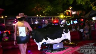 Fantasy Fest 2018 Topless Bull Riding And Girls Flashing Pussy And Tits On The Streets Tattoo!-2