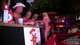 Fantasy Fest 2018 Topless Bull Riding And Girls Flashing Pussy And Tits On The Streets Tattoo!-8