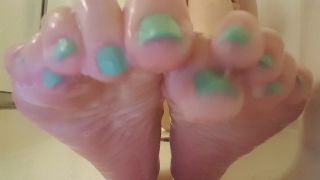 Online Fetish video Frostyprincess - Cummy Feet Play-9