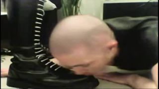 online porn clip 8 water fetish Worthless skinhead slave foot worship and trampling, foot worship on fetish porn-6