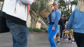 CandidCreeps 652 Strp Leggings Wedgie Yank Candid Creepshot H-1