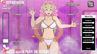 Mitsuri Demon Slayer Big Tits Up Against The Glass In Shower And Creampied - Hole House Game-0
