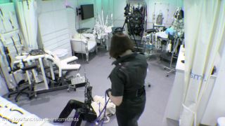 porn video 28 video porno hd bdsm porno brutal whipping Miss Miranda - Heavy Leather Hood Behind the Scenes Upside Down Suspension - FullHD 1080p, bondage on femdom porn-2