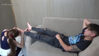xxx clip 15 Str8crushfeet – Cherry Worships Joel’s Feet And Dick | female worship male feet | femdom porn lesbian fetish porn-2