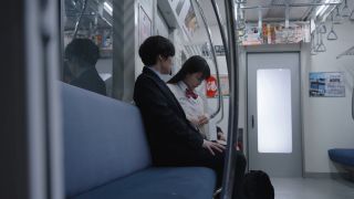 The last breast flashing temptation train. I had breast groping sex with a beautiful F-cup girl in an empty train with just the two of us. Konatsu Kashiwagi. ⋆.-6